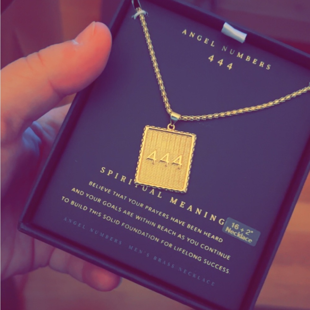 Angel number necklace